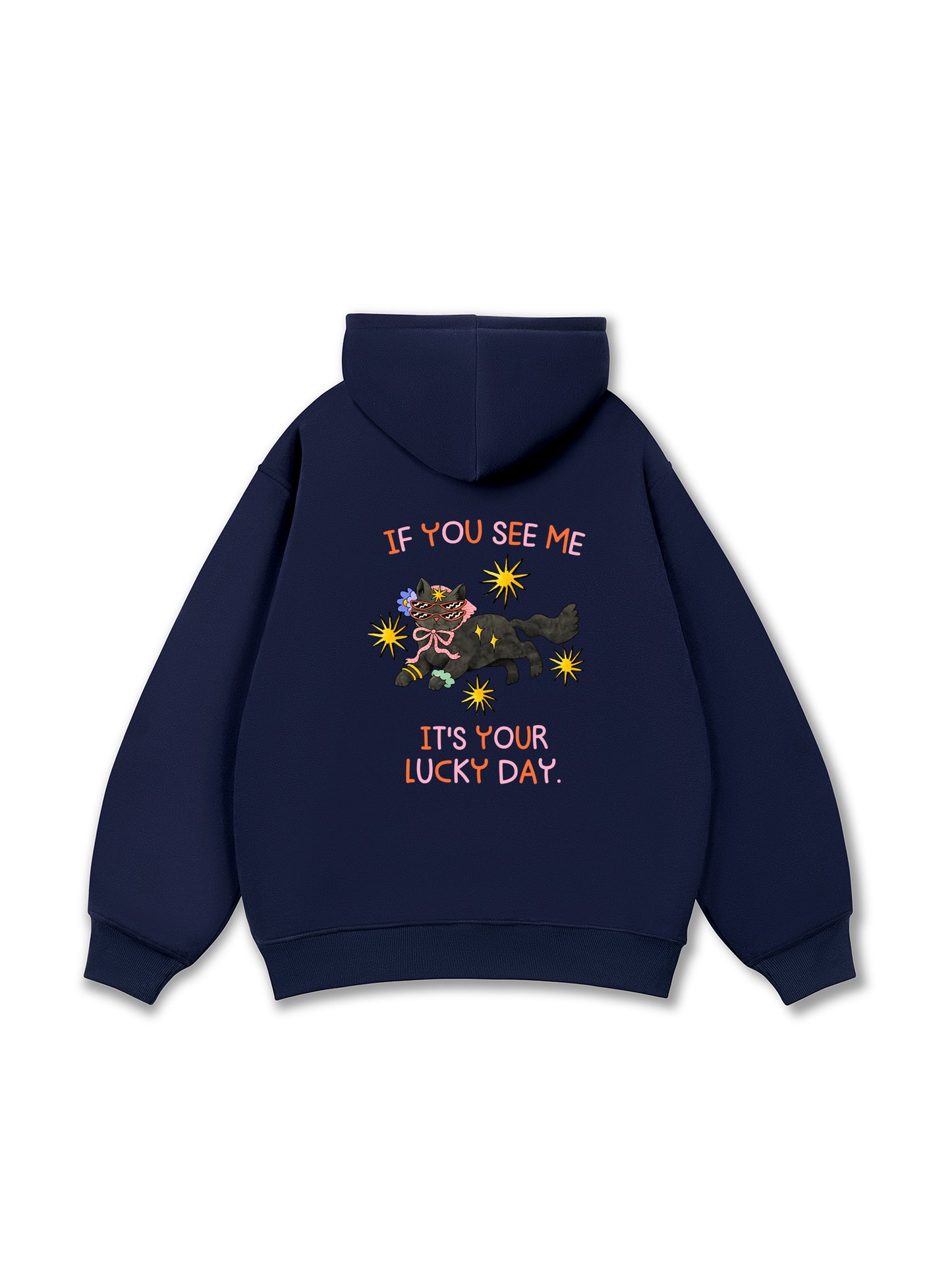 Lucky day cat Hoodie