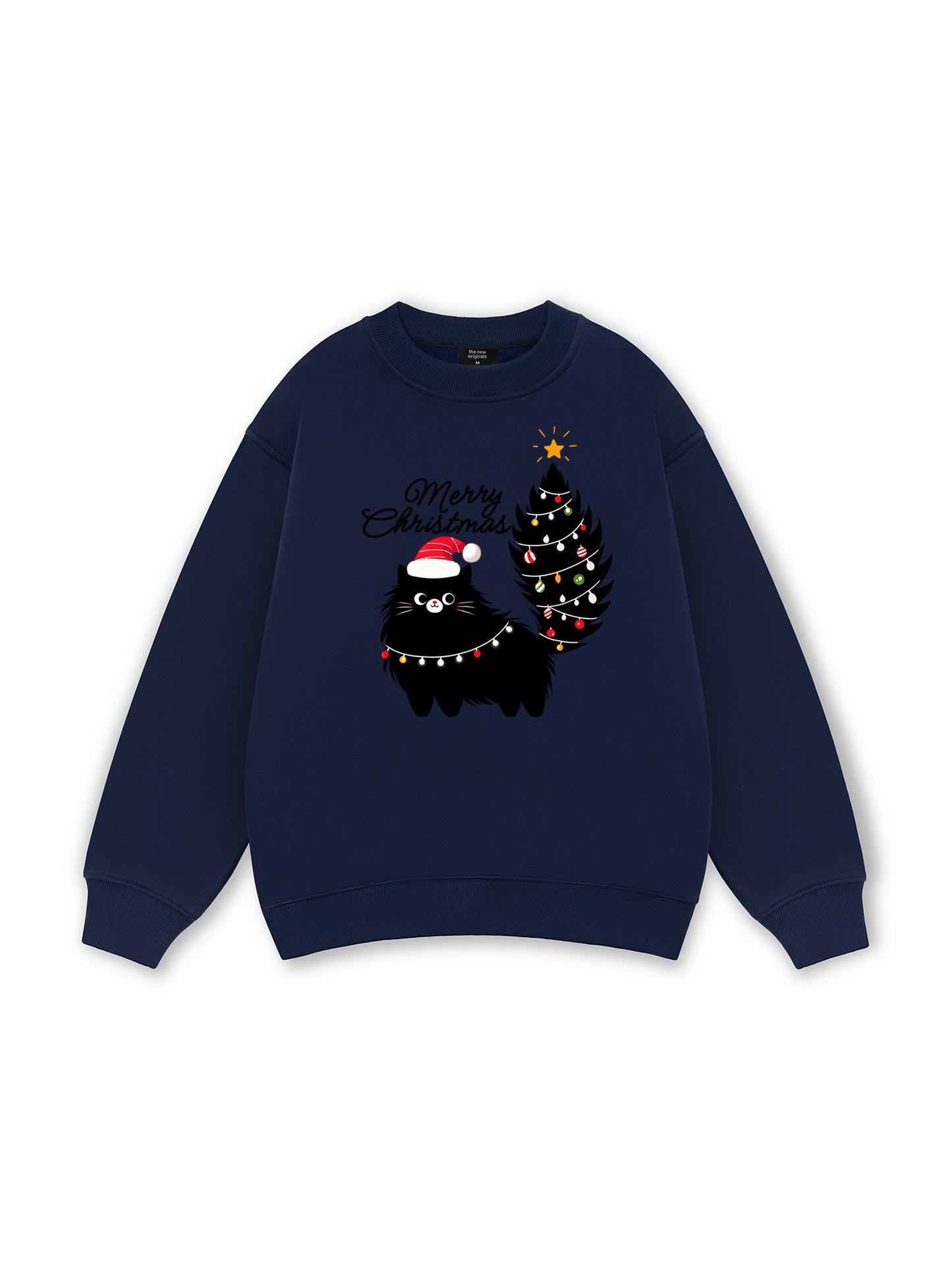 Black Kitty Christmas Sweater