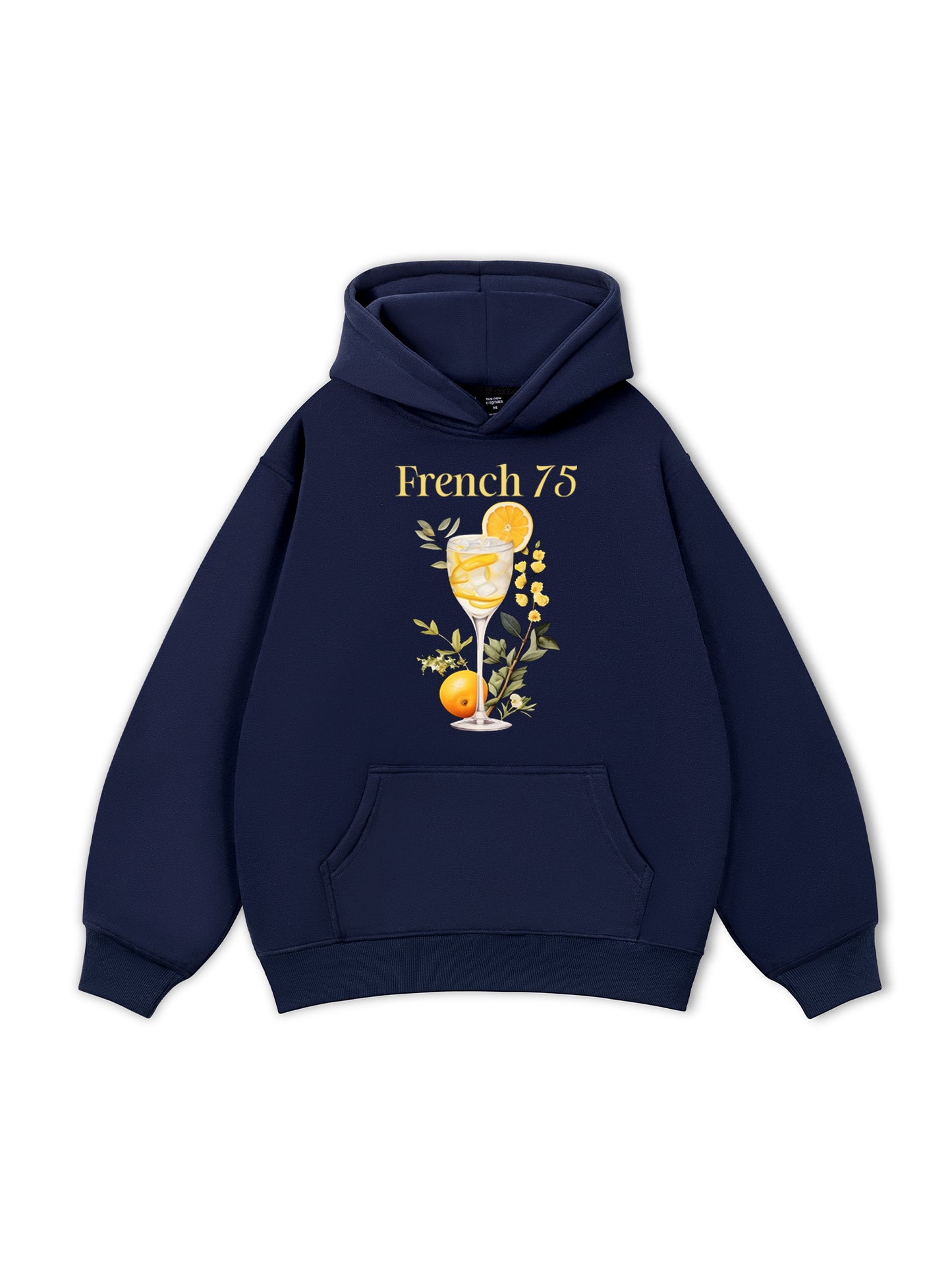 French 75 Cocktail Hoodie
