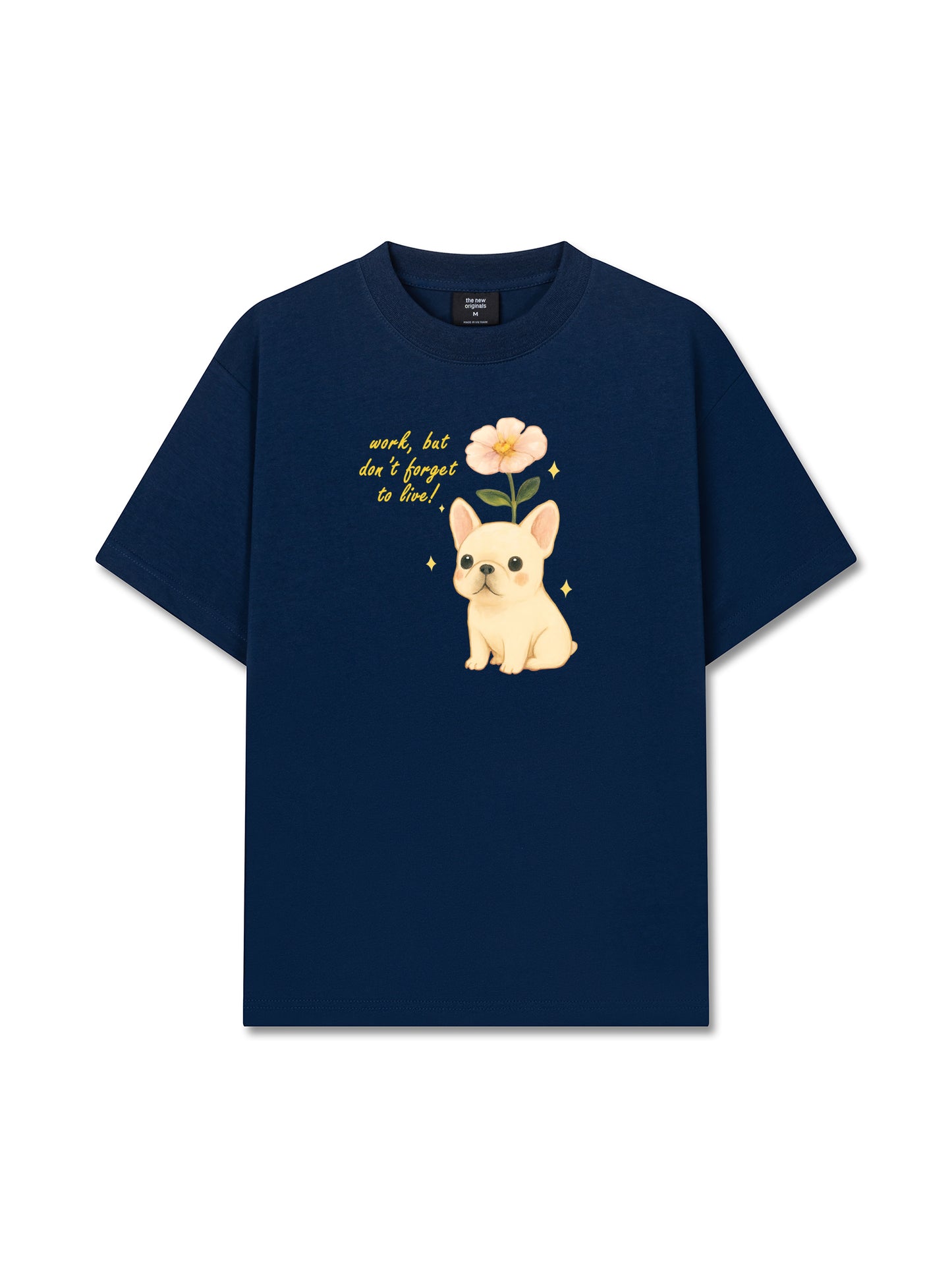 Áo Thun Relaxed Fit  Work & Live Dog