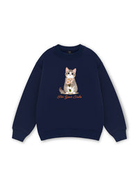 Blooming Kitty Sweater
