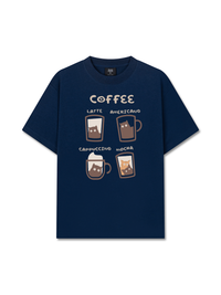 Áo Thun Relaxed Fit Latte Americano Capuccino Mocha