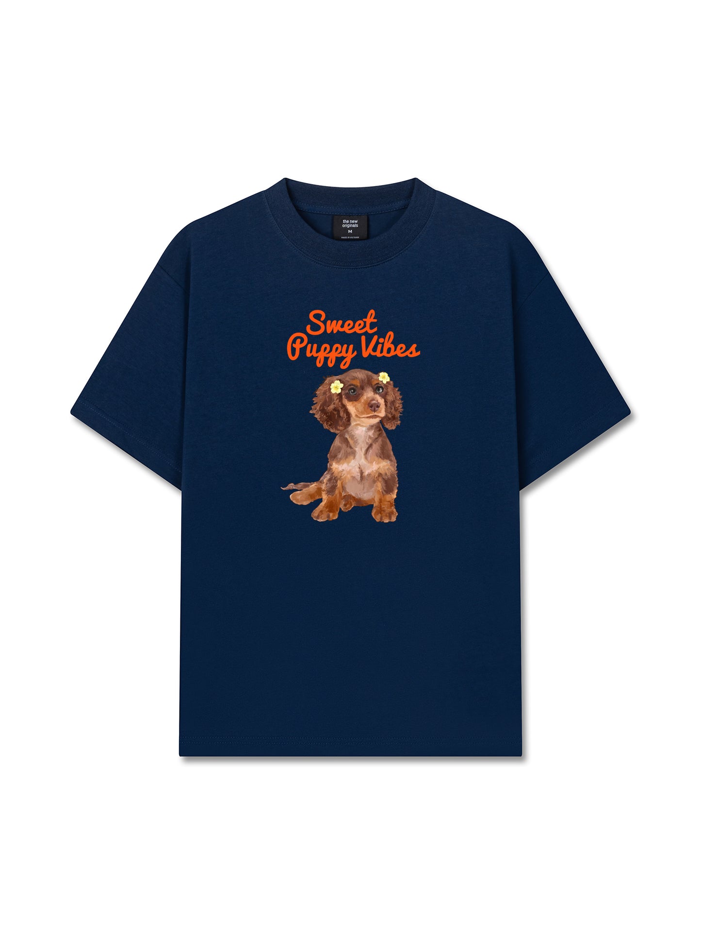 Áo Thun Relaxed Fit  Sweet Puppy Vibe