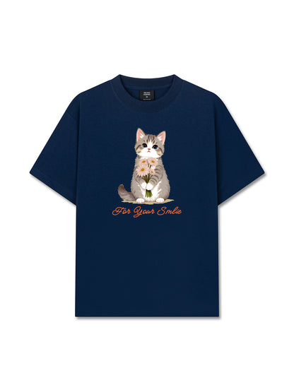 Áo Thun Relaxed Fit  Blooming Kitty