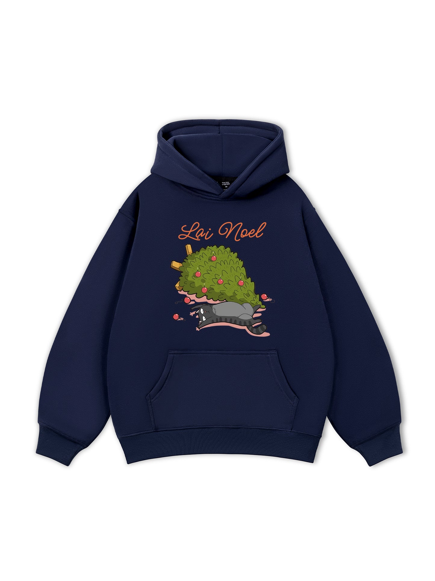 Christmas Trouble Cat Hoodie