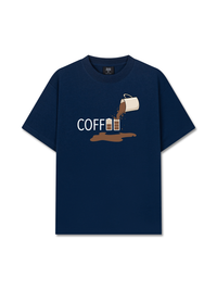 Áo Thun Relaxed Fit Coffee Battery