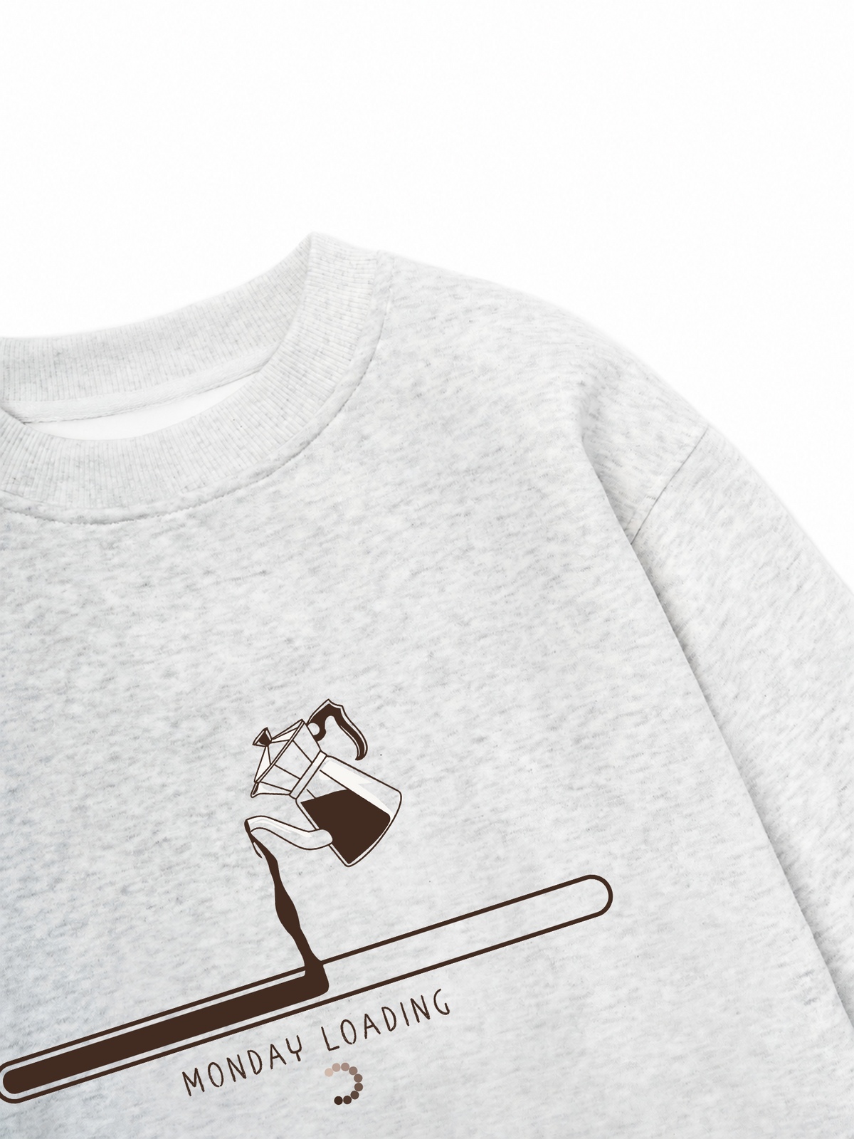 Áo Sweater Nỉ Hai Da Monday Loading
