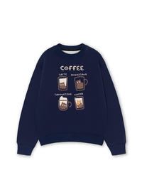 Áo Sweater Nỉ Hai Da Coffee Latte Americano Capuccino Mocha
