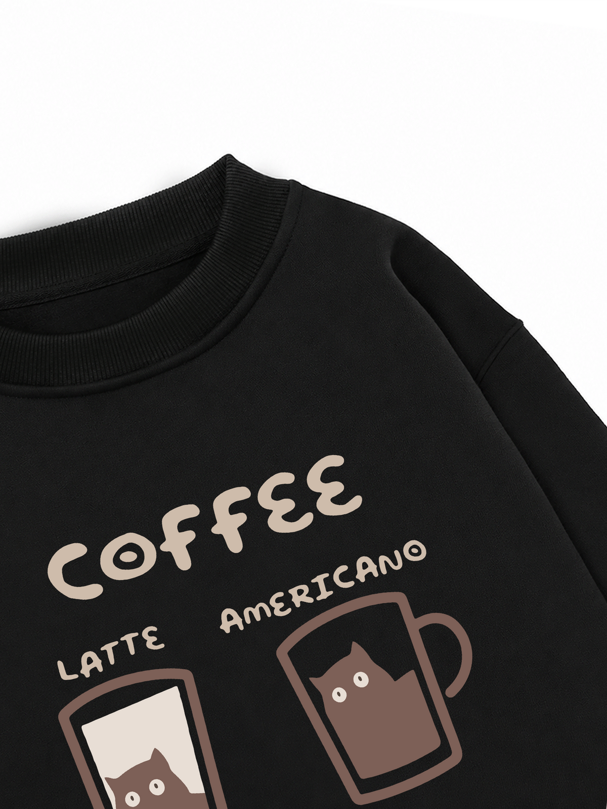 Áo Sweater Nỉ Hai Da Coffee Latte Americano Capuccino Mocha