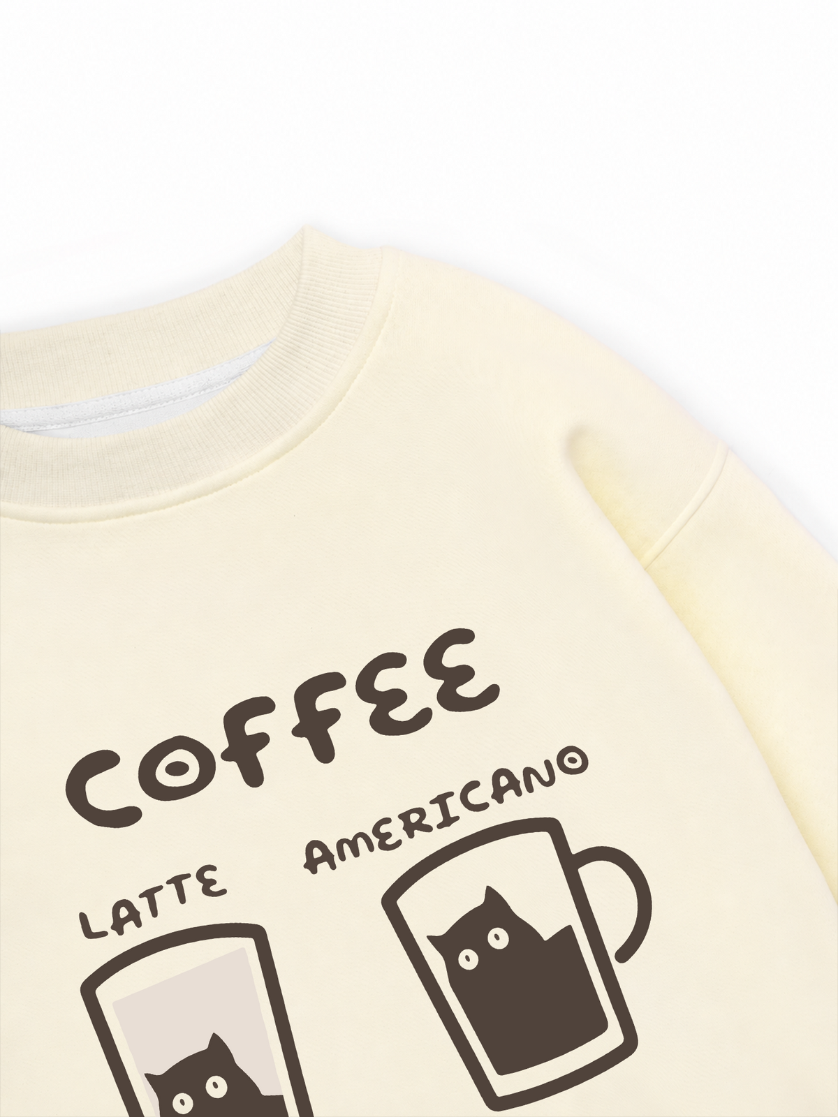 Áo Sweater Nỉ Hai Da Coffee Latte Americano Capuccino Mocha