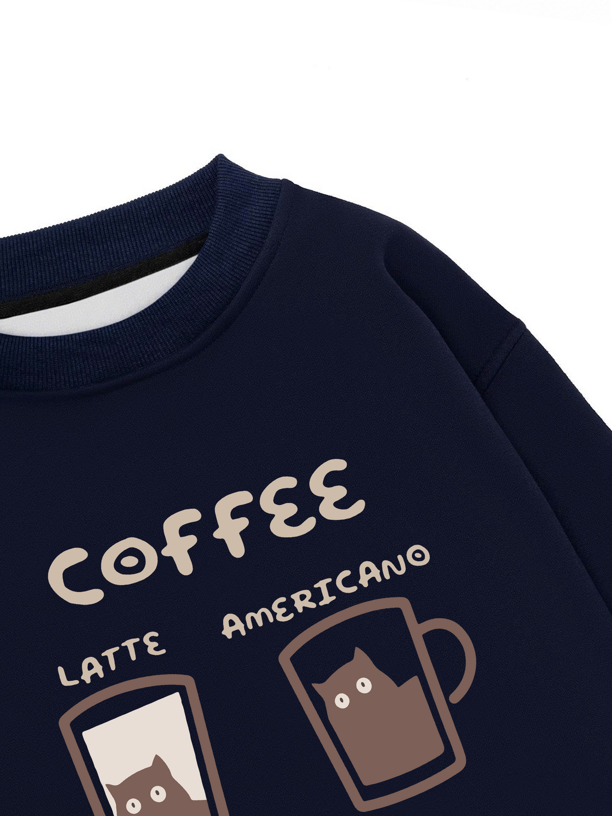 Áo Sweater Nỉ Hai Da Coffee Latte Americano Capuccino Mocha