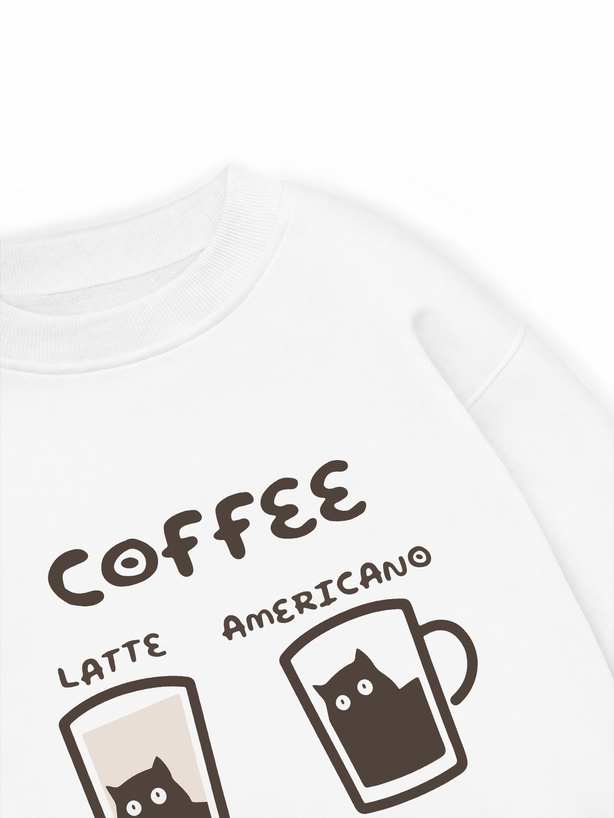 Áo Sweater Nỉ Hai Da Coffee Latte Americano Capuccino Mocha