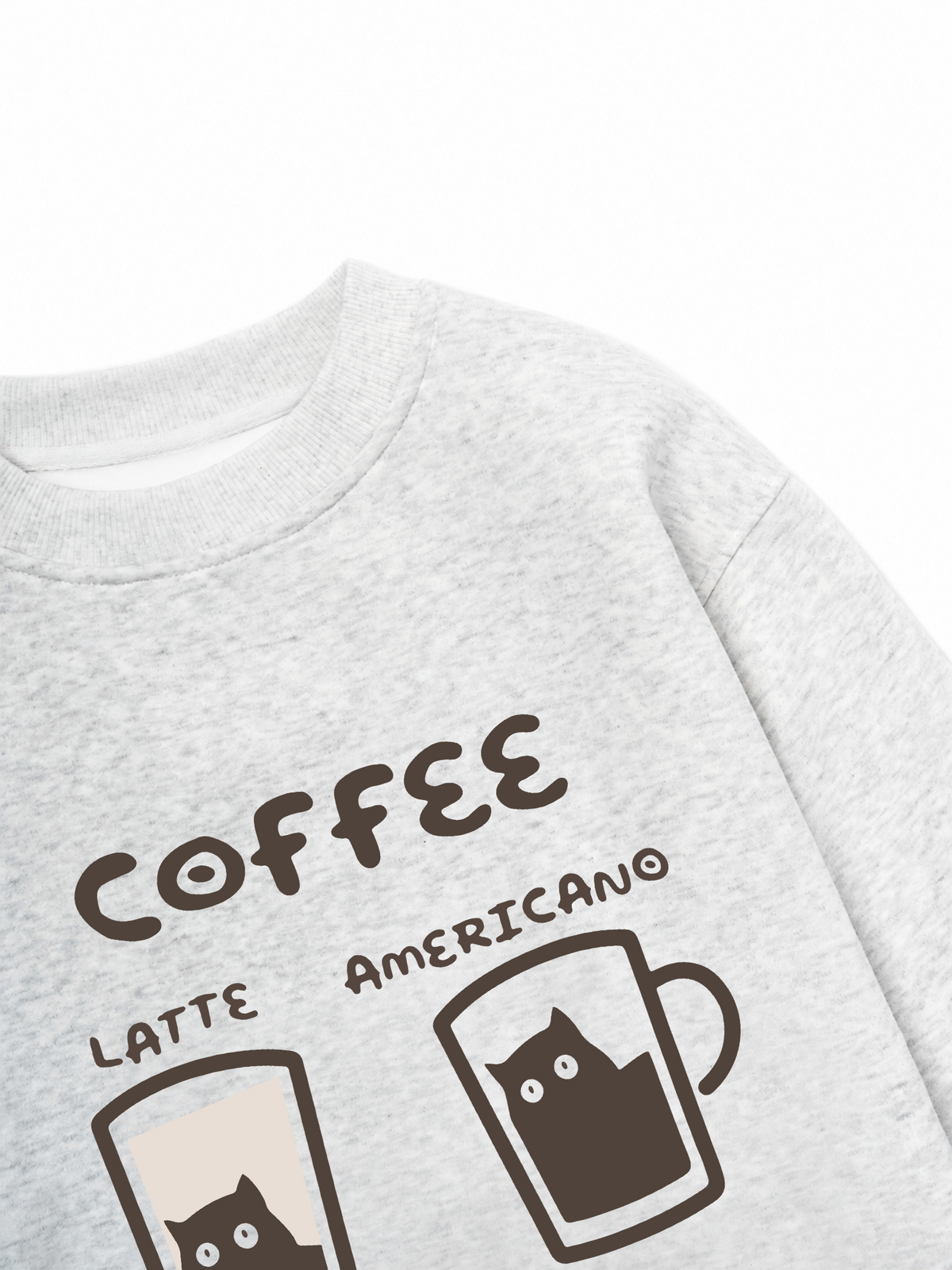 Áo Sweater Nỉ Hai Da Coffee Latte Americano Capuccino Mocha