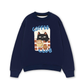 Áo Sweater Nỉ Hai Da Coffee Club Black Cat