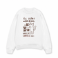 Áo Sweater Nỉ Hai Da Coffee I'll Start Working