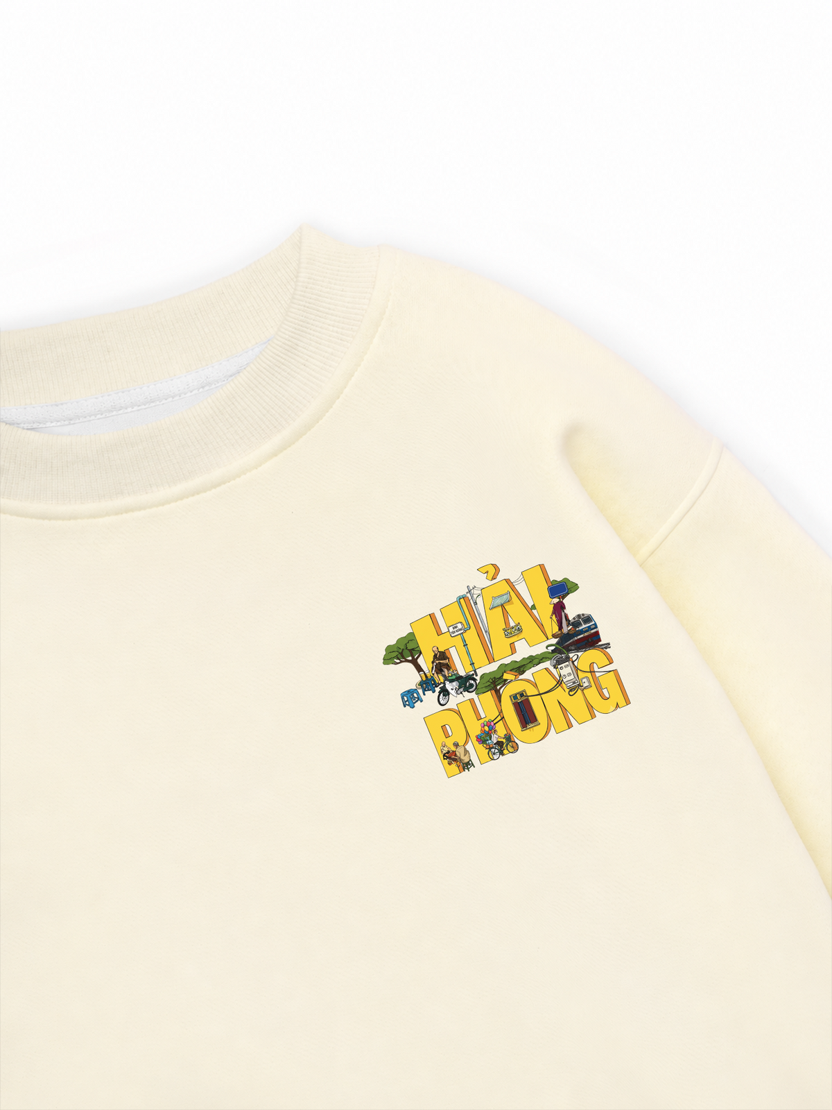 Áo Sweater Nỉ Hai Da Hải Phòng