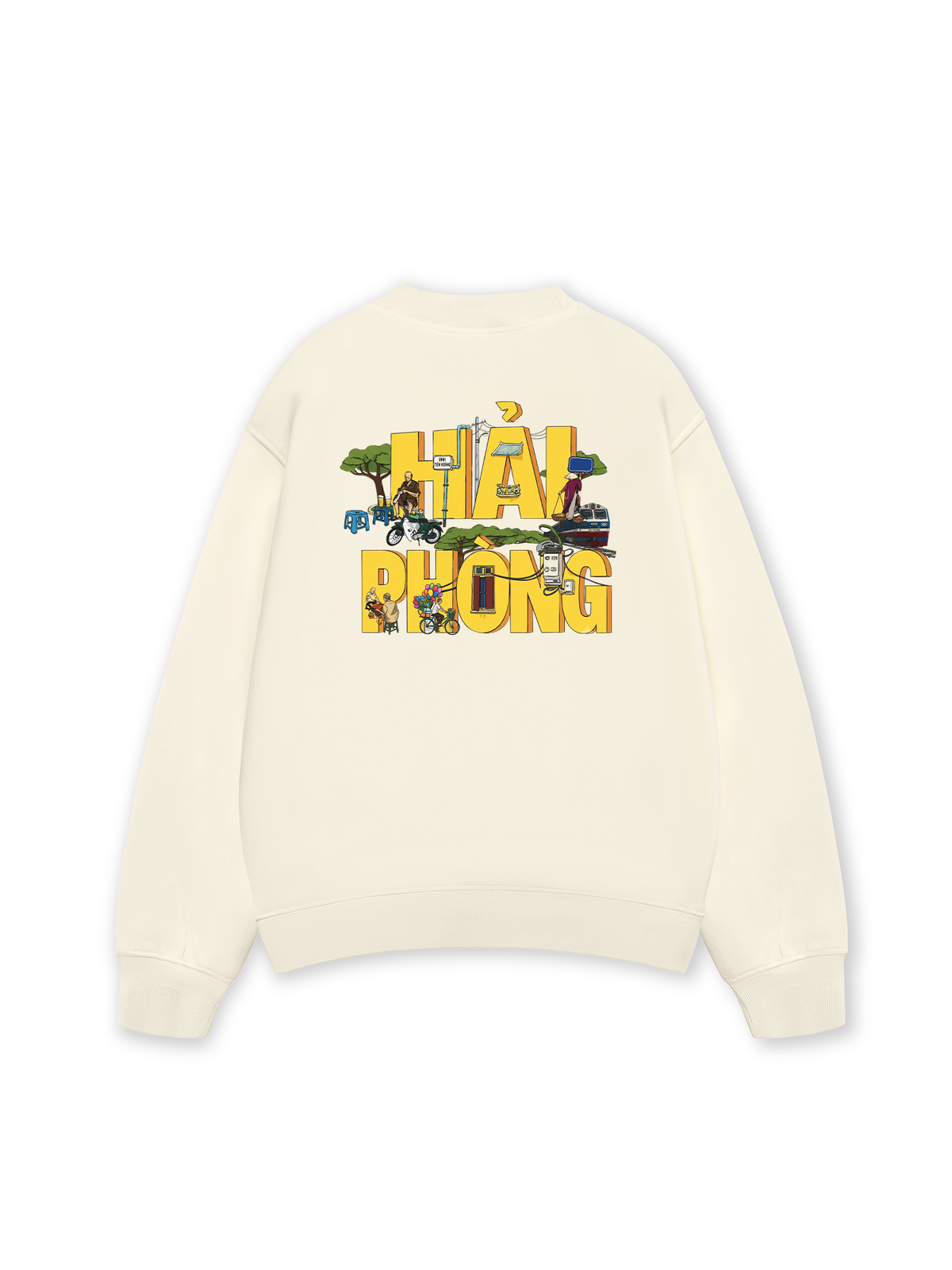 Áo Sweater Nỉ Hai Da Hải Phòng