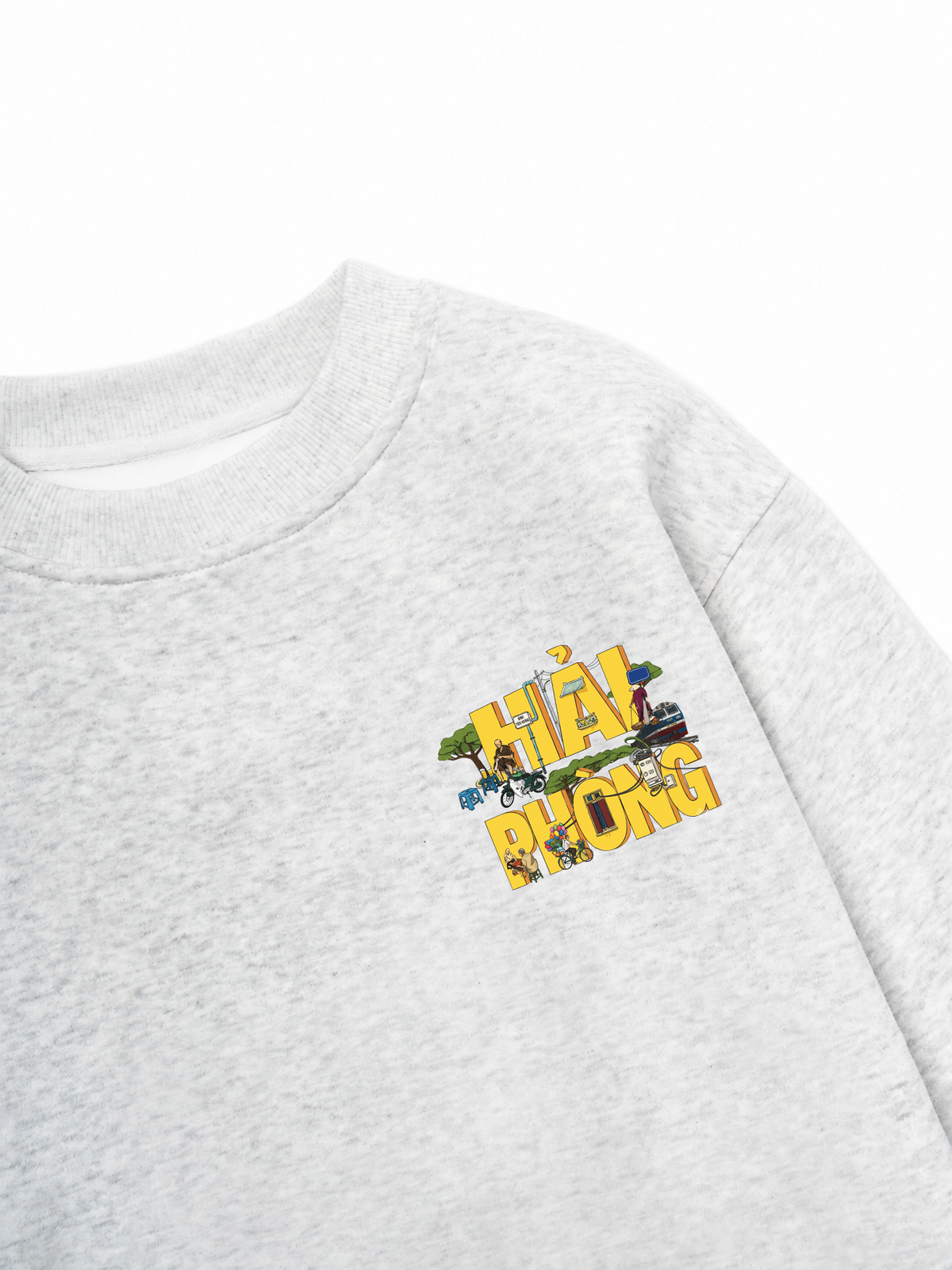 Áo Sweater Nỉ Hai Da Hải Phòng