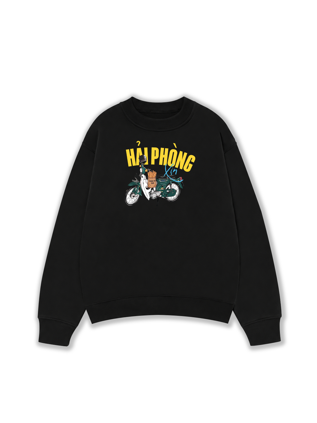 Áo Sweater Nỉ Hai Da Hải Phòng Xịn