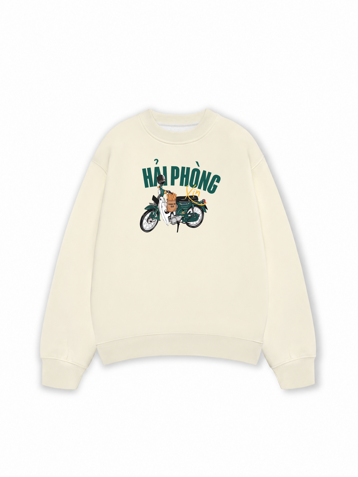 Áo Sweater Nỉ Hai Da Hải Phòng Xịn