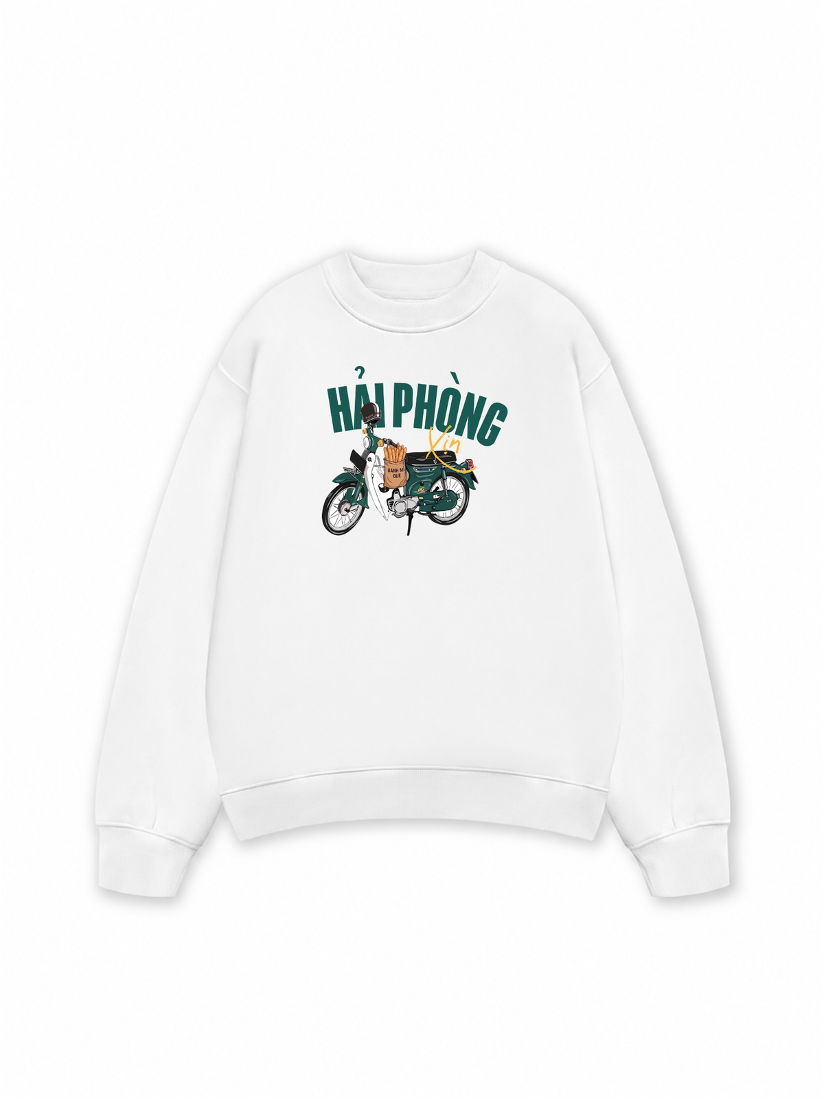 Áo Sweater Nỉ Hai Da Hải Phòng Xịn