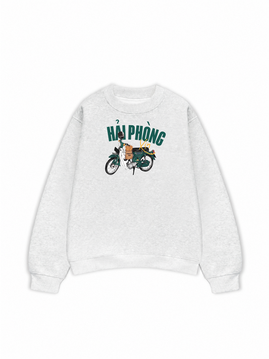 Áo Sweater Nỉ Hai Da Hải Phòng Xịn