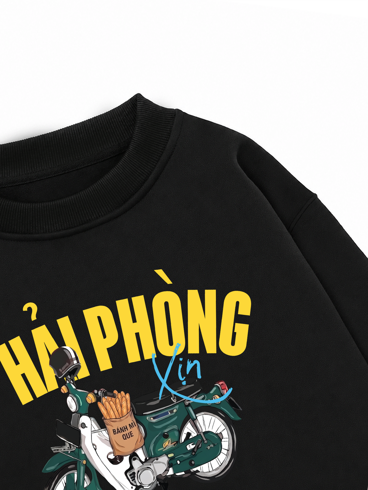 Áo Sweater Nỉ Hai Da Hải Phòng Xịn