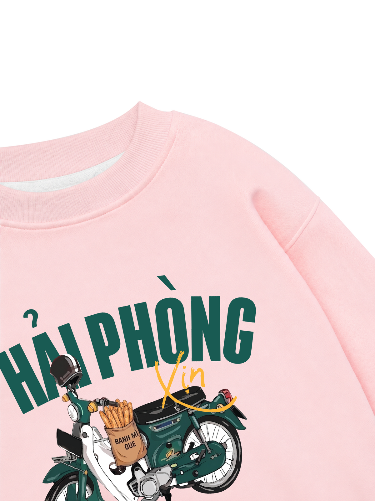Áo Sweater Nỉ Hai Da Hải Phòng Xịn