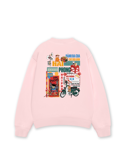 Áo Sweater Nỉ Hai Da Hải Phòng Xịn