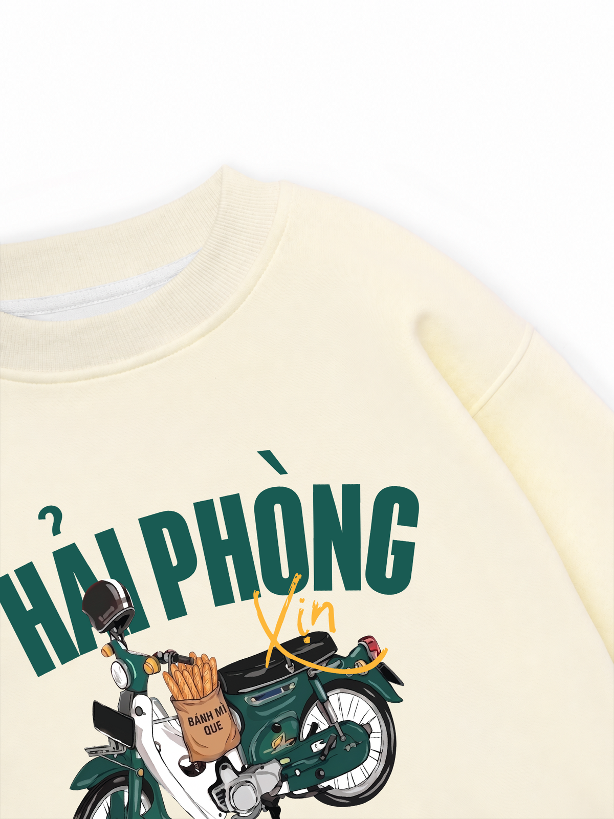 Áo Sweater Nỉ Hai Da Hải Phòng Xịn