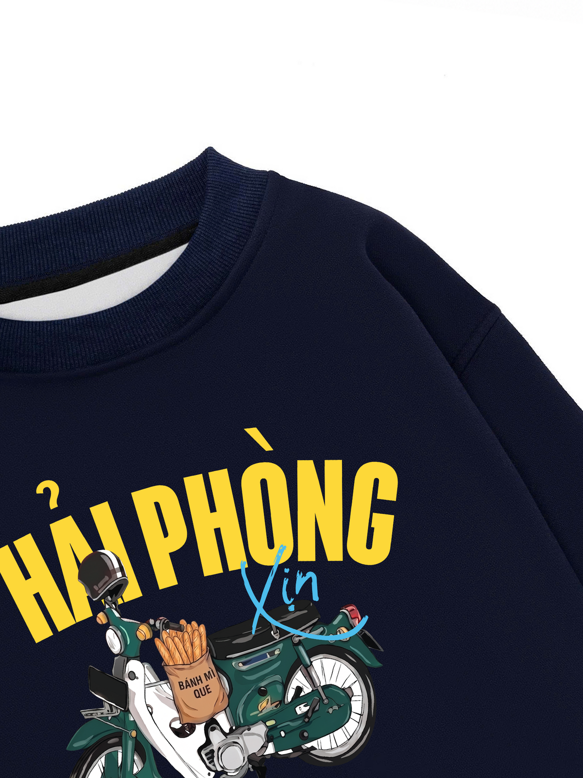 Áo Sweater Nỉ Hai Da Hải Phòng Xịn