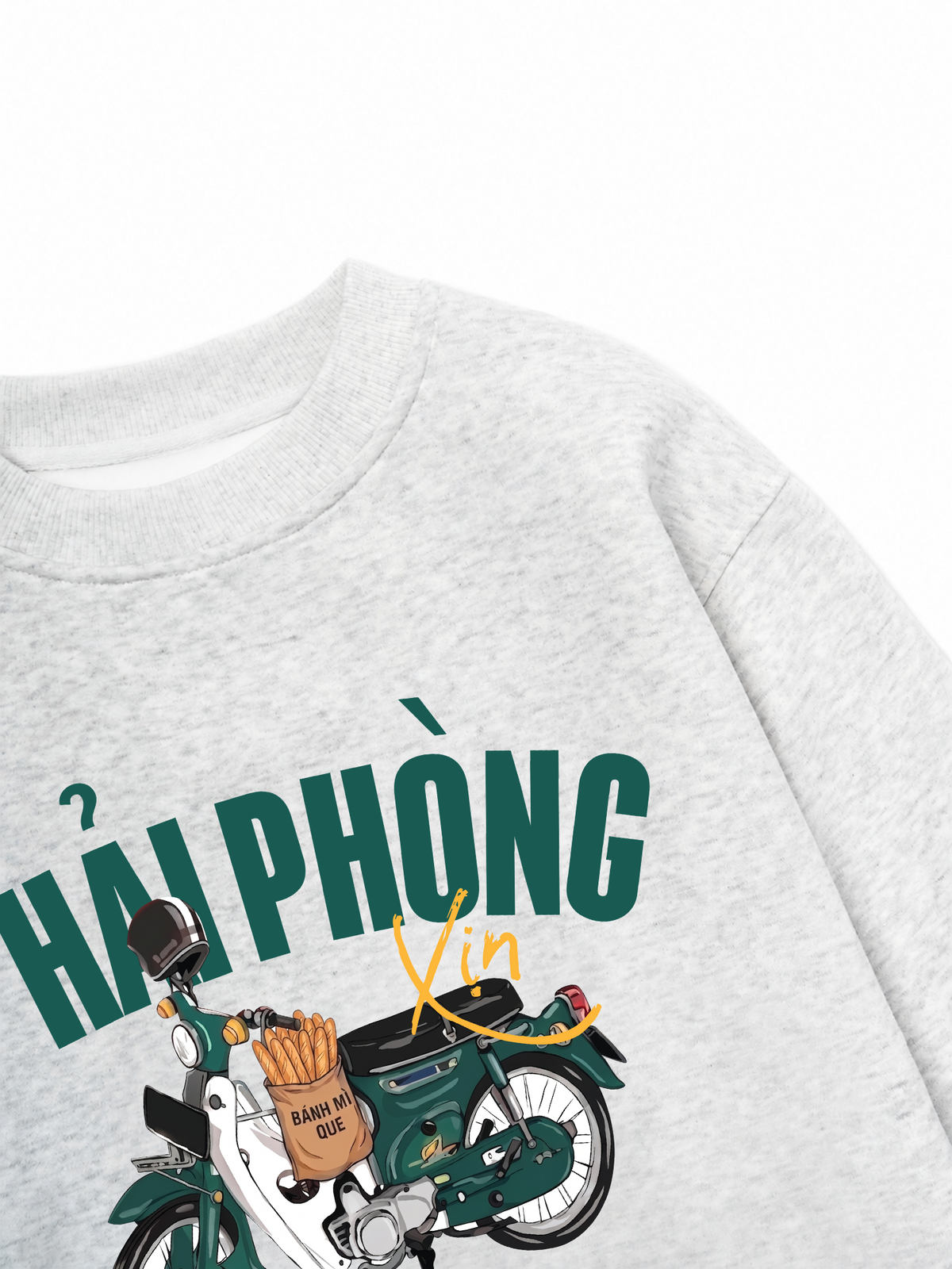 Áo Sweater Nỉ Hai Da Hải Phòng Xịn