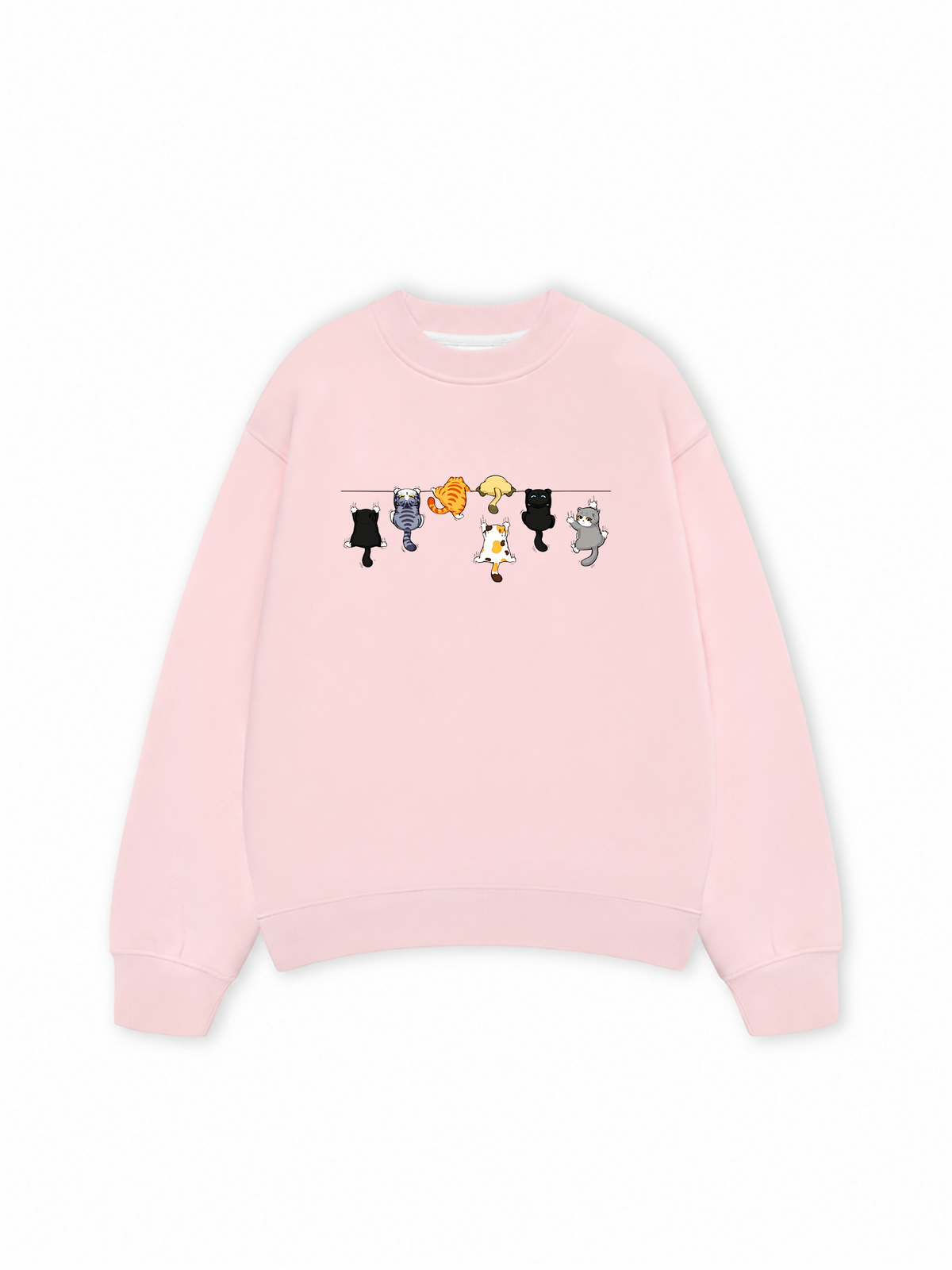 Áo Sweater Nỉ Hai Da TNO Cat Line Up