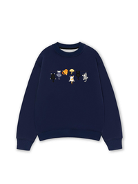 Áo Sweater Nỉ Hai Da TNO Cat Line Up