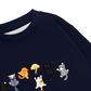 Áo Sweater Nỉ Hai Da TNO Cat Line Up