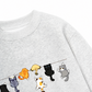Áo Sweater Nỉ Hai Da TNO Cat Line Up
