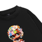 Colorful Plush Doll Head Cover Cartoon girl Sweater