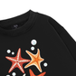 Ocean Orange StarFish  Sweater