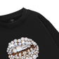 Art Pearl Lip Black Sweater