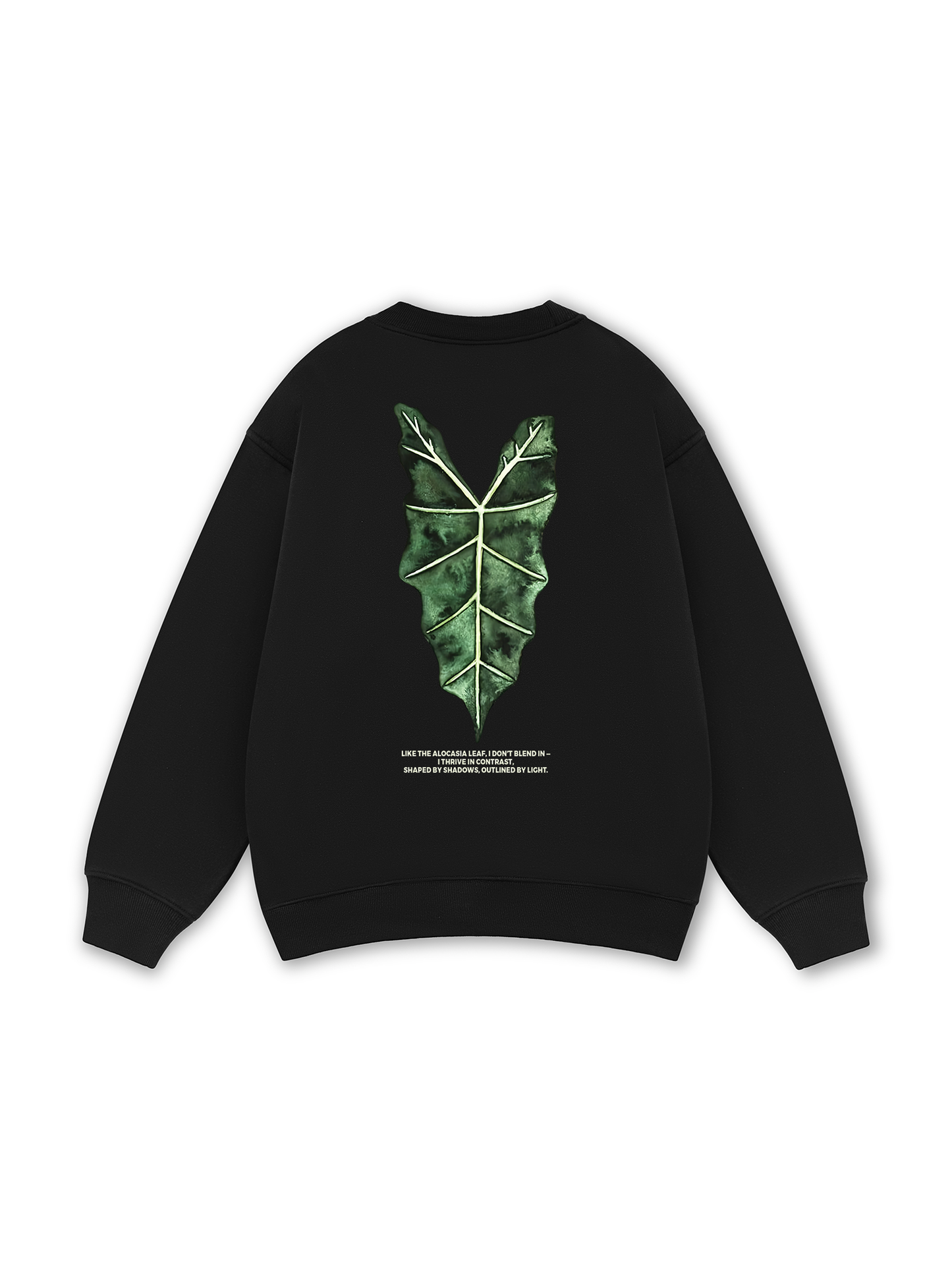 Tropical Alocasia Leaf Sweater
