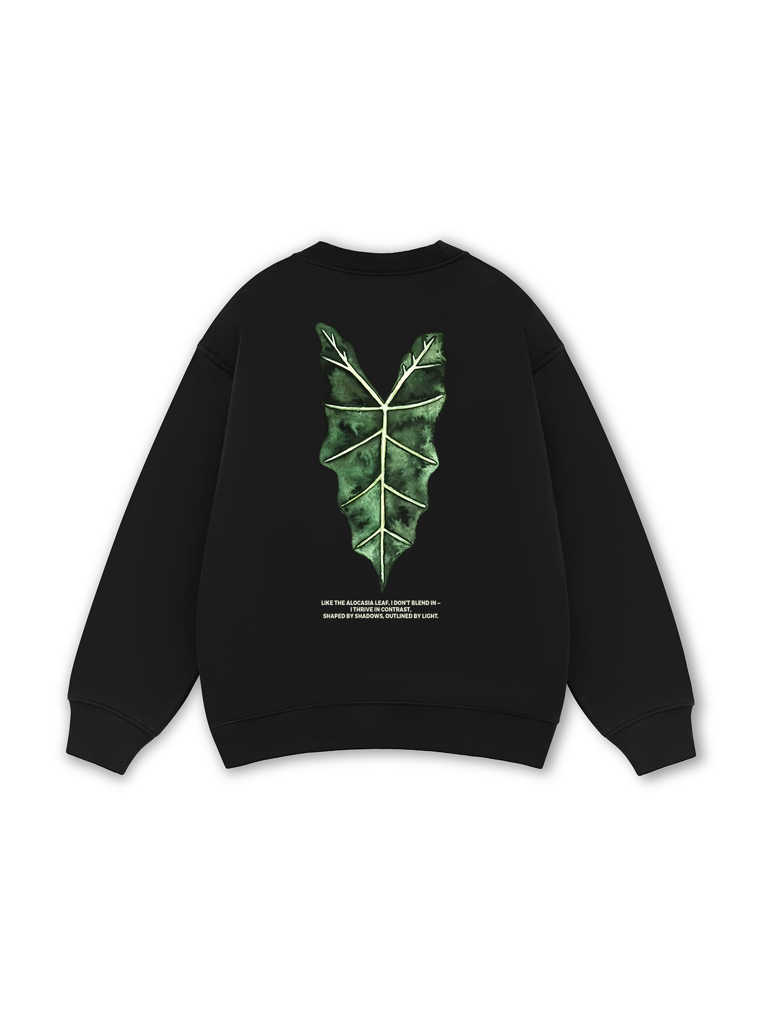 Tropical Alocasia Leaf Sweater