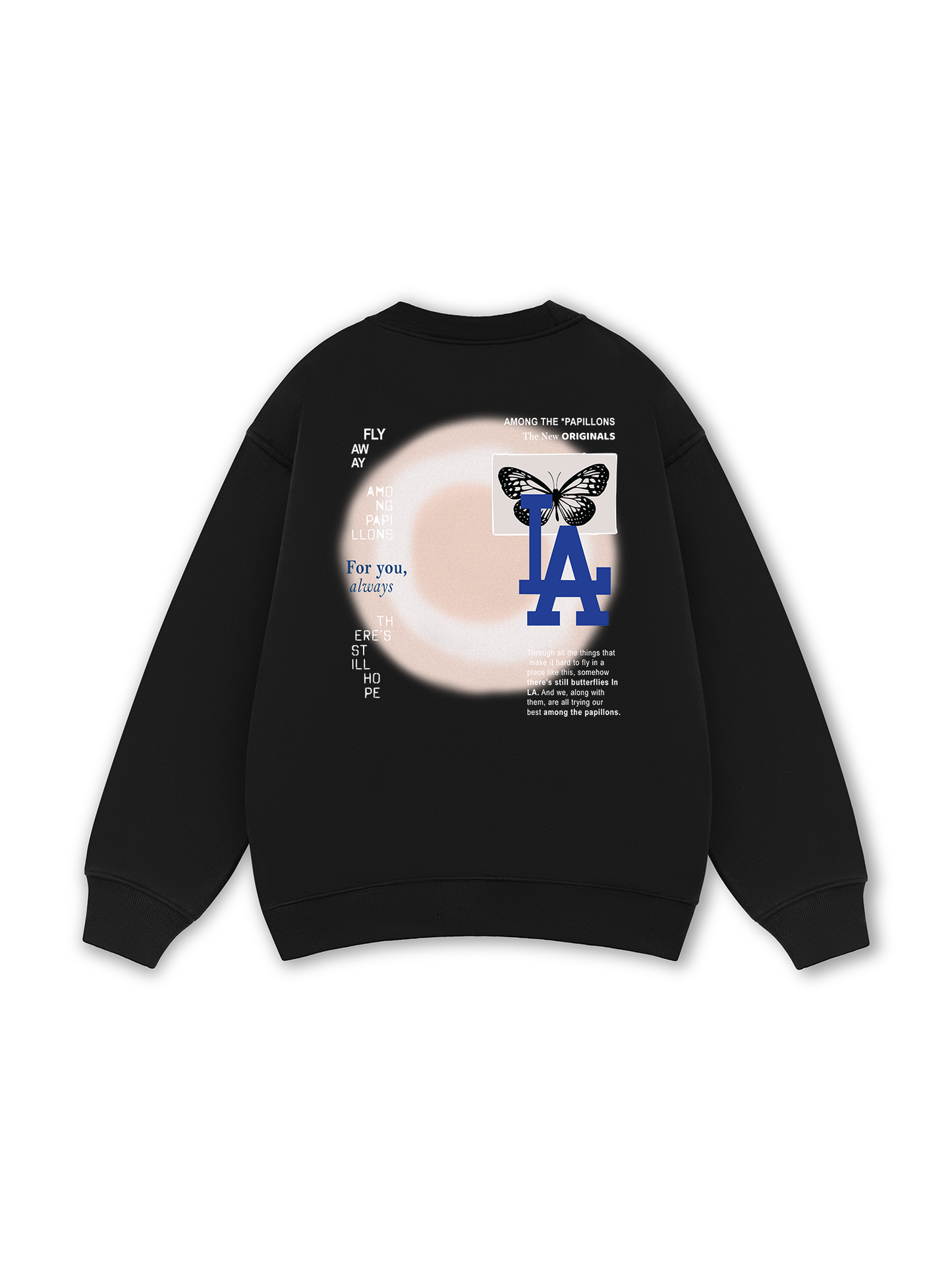 TROPICAL Butterflies in LA Sweater