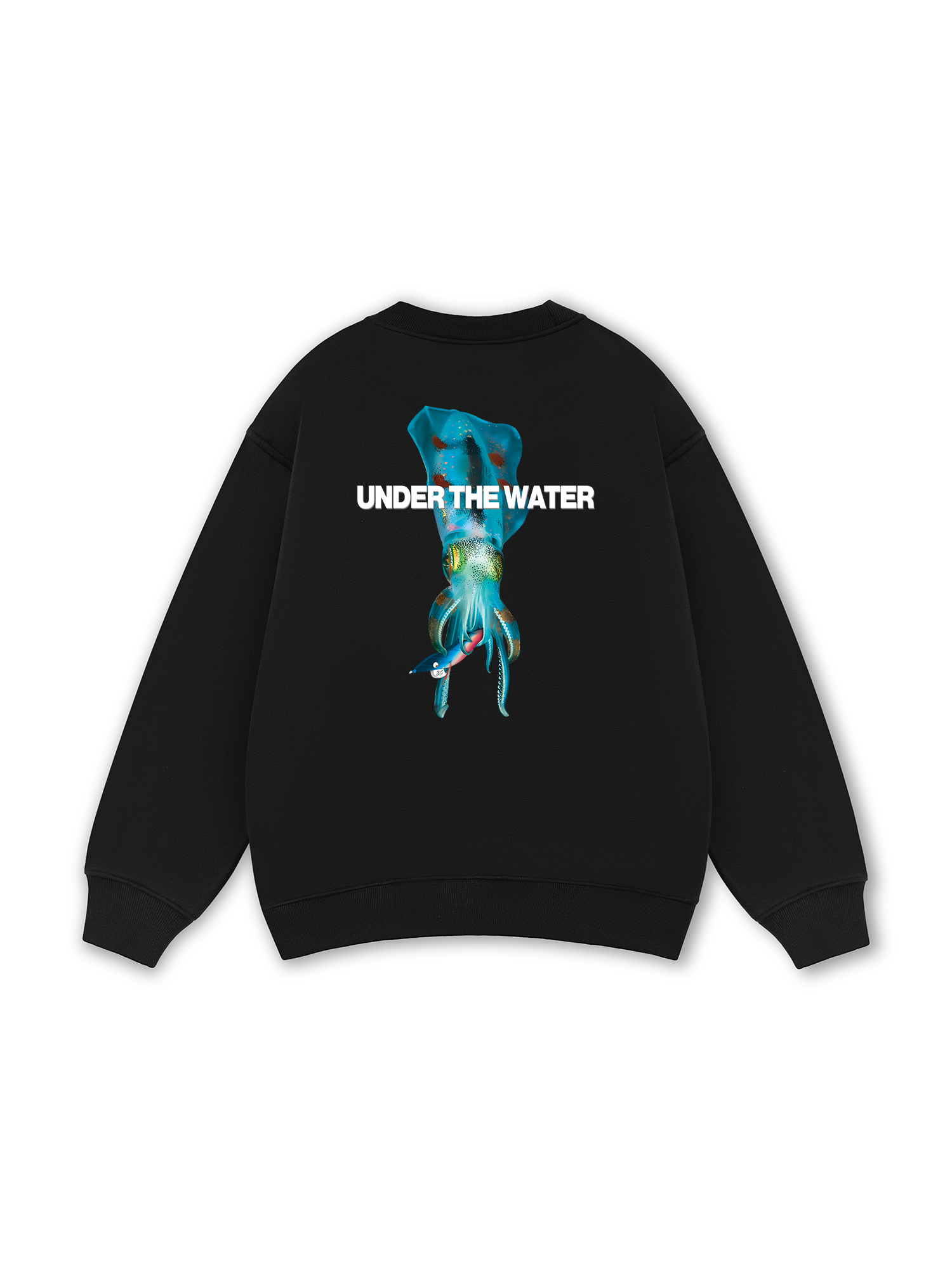 Ocean Under The Water Squid Ocean IRIE FISHING CLUB  Sweater