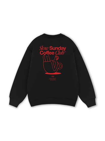 Slow Sunday Coffee Club Sweater