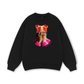 Jewel Ring & Orange Kitty Cap Wash Sweater
