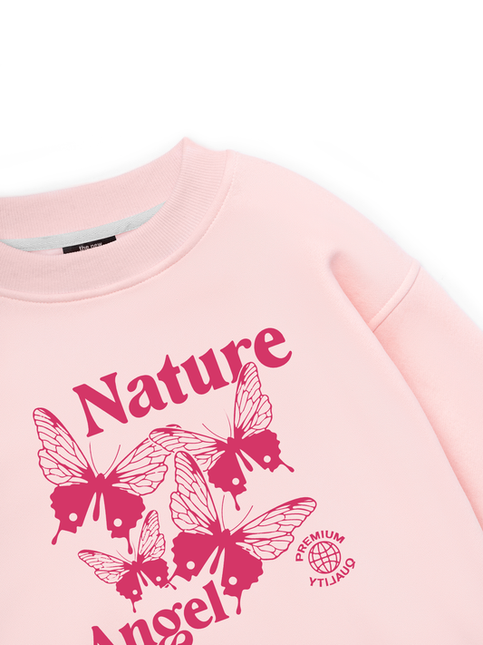 Pink Nature Angel Sweater