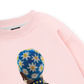 Blue Daisy Hairstyle Sweater