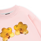Flower Piercing Art Sweater