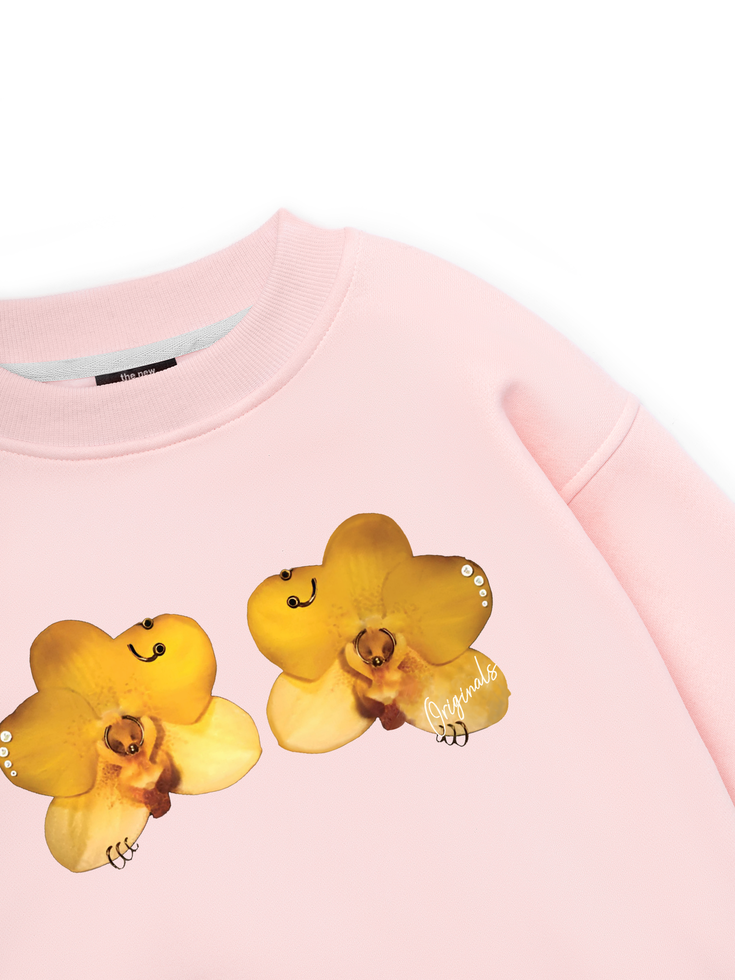 Flower Piercing Art Sweater