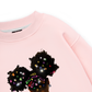 Colorful Diamond Hairpin Afro Girl Sweater